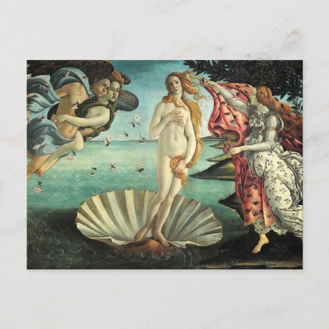 Botticelli - Birth of Venus Postcard (Front)