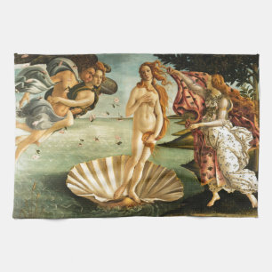 Botticelli Birth Of Venus Renaissance Art Painting Tea Towel