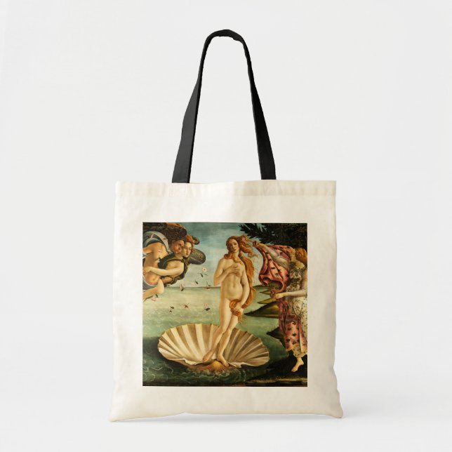 Botticelli Birth Of Venus Renaissance Art Painting Tote Bag (Front)