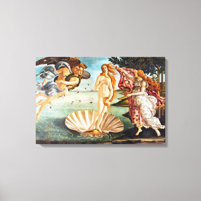 Botticelli Birth of Venus Restored Recolored Canvas Print (Front)