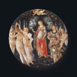 BOTTICELLI -Primavera 1482 Paper Plate<br><div class="desc">BOTTICELLI -Primavera 1482
Tempera on panel; reproduction</div>