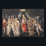 Botticelli Primavera Kitchen Towel<br><div class="desc">Botticelli Primavera kitchen towel. Oil painting on panel from 1482. Sandro Botticelli was one of the great artist of the early Renaissance famous for his lush figures and vibrant use of colour. Primavera is one of his most famous and beloved paintings featuring the embodiment of spring surrounded by nymphs, cherubs...</div>