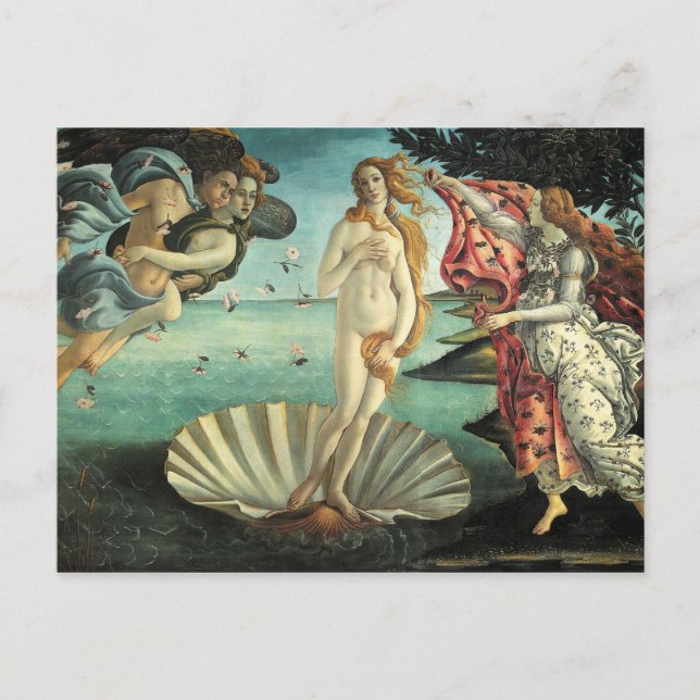 Botticelli Renaissance Painting Postcard (Front)