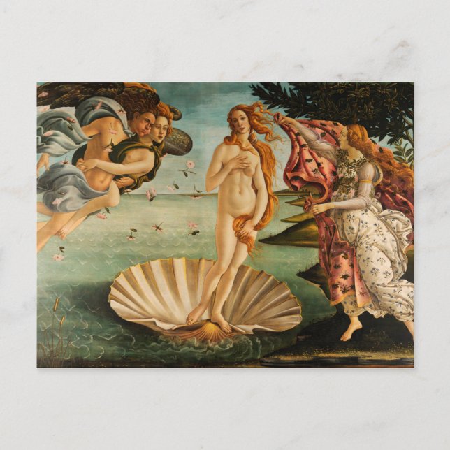 Botticelli’s Birth of Venus Postcard (Front)