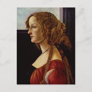 Botticelli, Sandro Portr?t der Simonetta Vespucci  Postcard