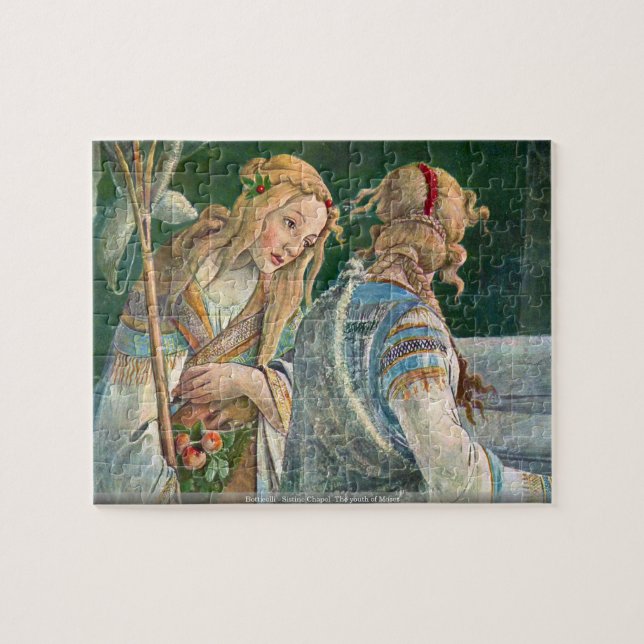 Botticelli - Sistine Chapel -The youth of Moses pu Jigsaw Puzzle (Horizontal)