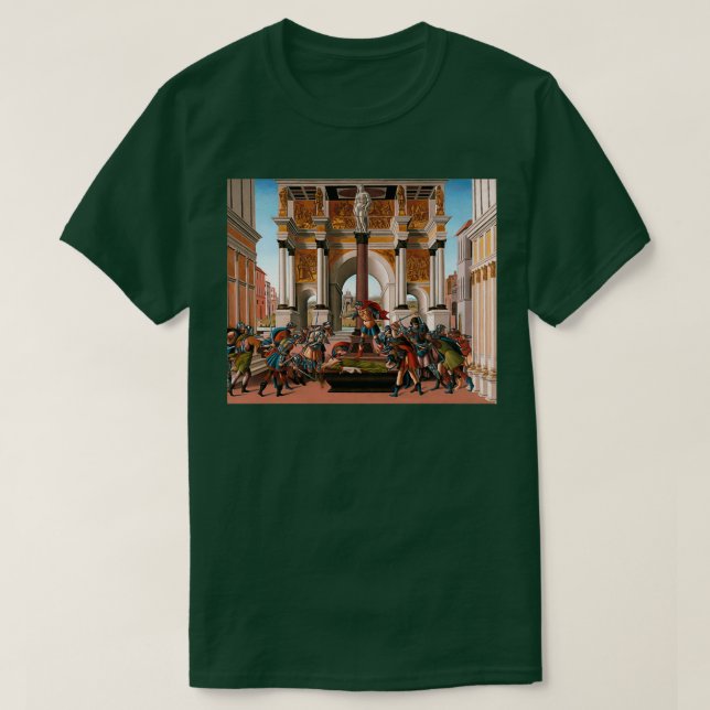 Botticelli suicide of Lucretia T-Shirt (Design Front)