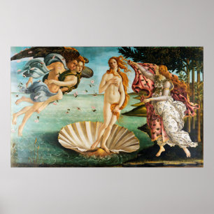 BOTTICELLI - The birth of Venus 1483 Poster