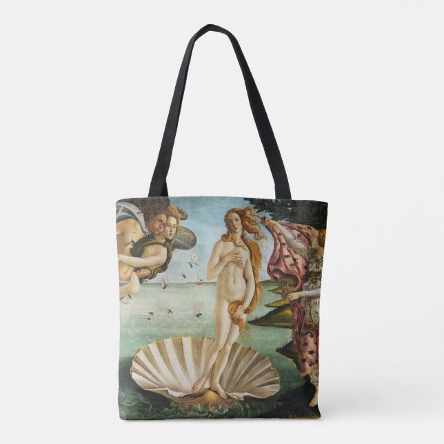 BOTTICELLI - The birth of Venus 1483 Tote Bag (Back)