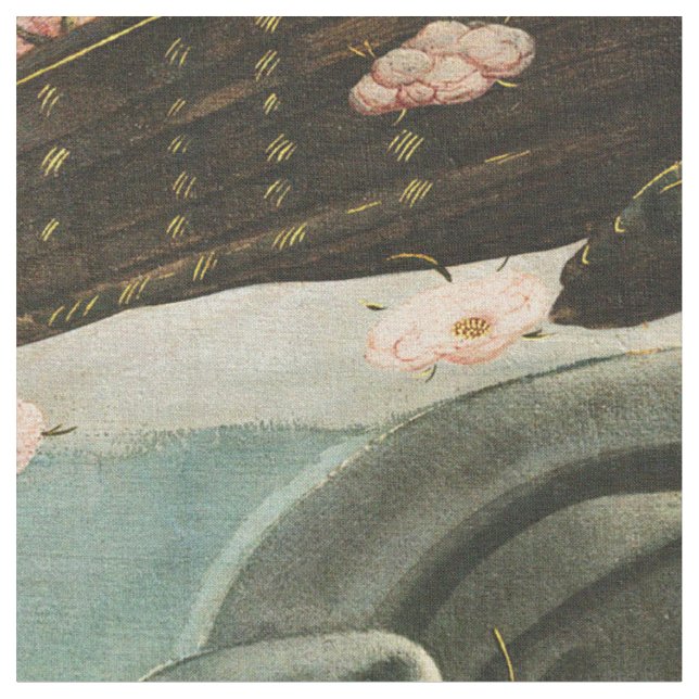 Botticelli - The Birth Of Venus Fabric (Close Up)