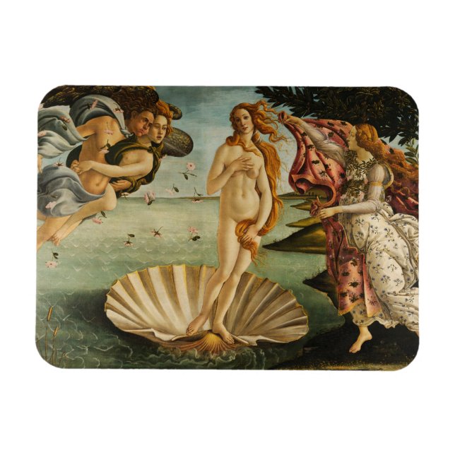 Botticelli The Birth of Venus Magnet (Horizontal)