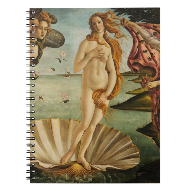 Botticelli The Birth of Venus Spiral Notebook (Front)