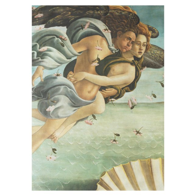 Botticelli "The Birth of Venus - Zephyr & Chloris" Tablecloth (Front)