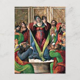 Botticelli - The Descent of the Holy Ghost Postcard
