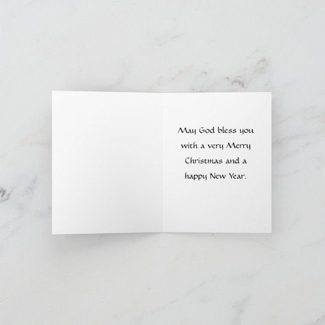 Botticelli - The Mystical Nativity Holiday Card (Inside)