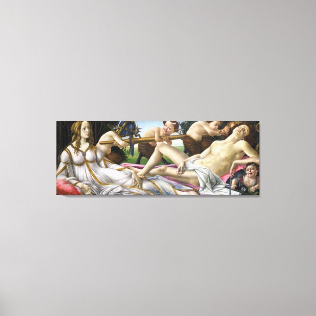 Botticelli Venus and Mars Canvas Print (Front)