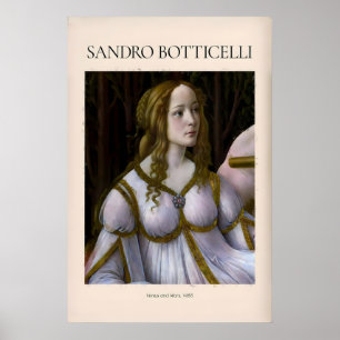 Botticelli Venus and Mars Detail Art Print