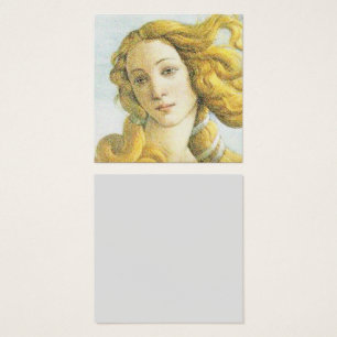 Botticelli Venus face and blonde hair