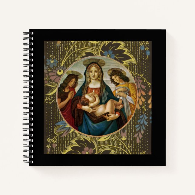 Botticelli's Madonna And Child Notebook (Front)