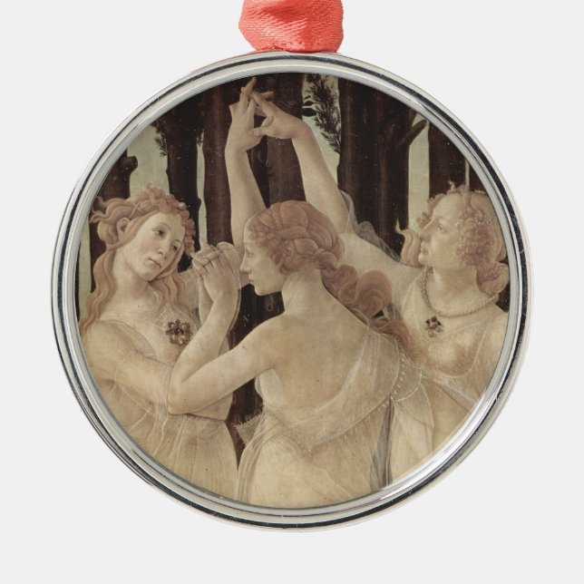 Botticelli's Three Graces Ornament (Front)