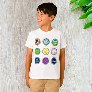 Bottle Caps Boys T-Shirt