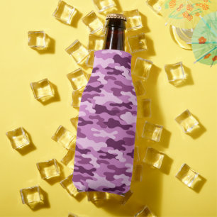 Bottle Cooler-Pink Camo  Bottle Cooler