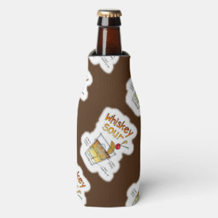 BOTTLE COOLER - WHISKEY SOUR RECIPE COCKTAIL ART
