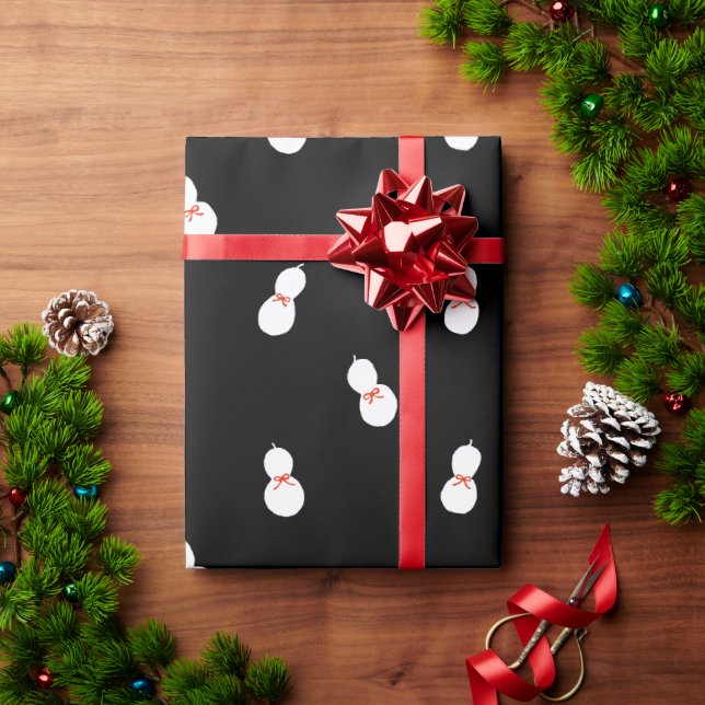 Bottle Gourd with Ribbon Pattern Wrapping Paper (Holiday Gift)
