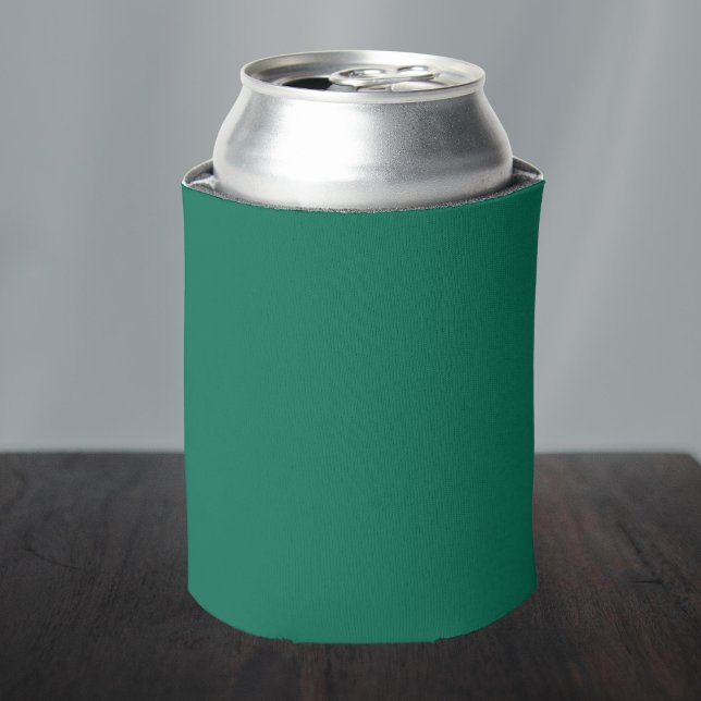 Bottle Green Solid Color  Can Cooler (Creator Uploaded)