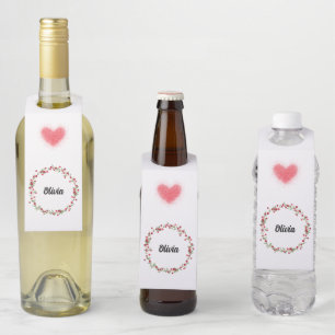 Bottle Hanger Tags - Olivia