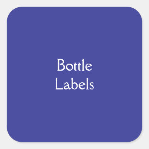 Bottle Labels