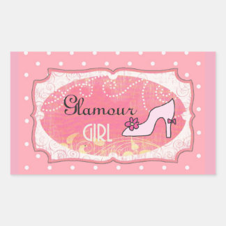 Bottle Labels Pink Glam Glamour Girls Party