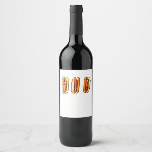 bottle lable wine label