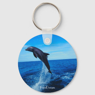 Bottle nose dolphin key ring