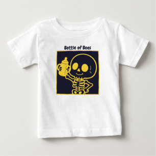 Bottle of Boos Cute Skeleton Baby Halloween T-Shirt