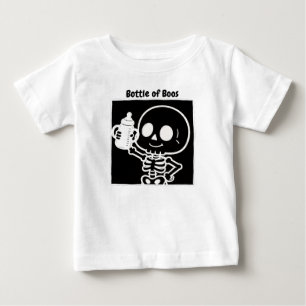 Bottle of Boos Cute Skeleton Baby Halloween T-Shirt