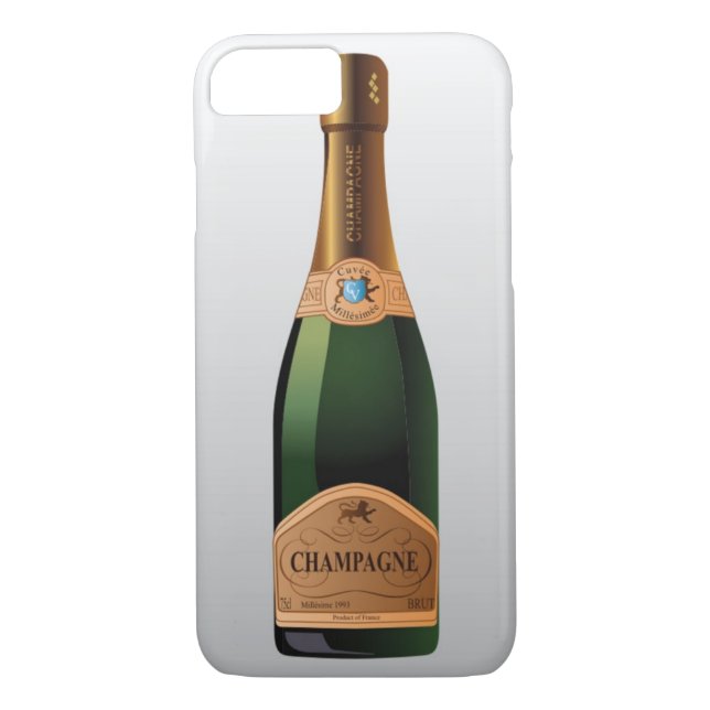 BOTTLE OF CHAMPAGNE Case-Mate iPhone CASE (Back)