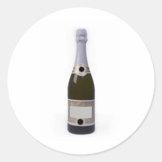Bottle of Champagne with blank label