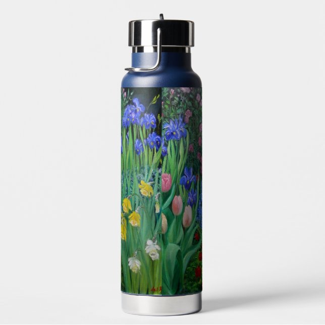 bottle of water with my private garden (Right)