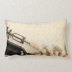 Bottle of Wine Lumbar Cushion