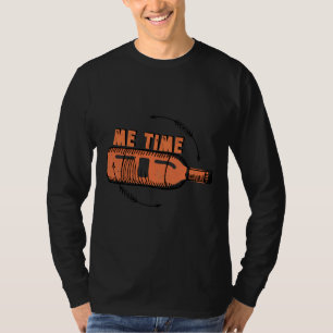 Bottle Of Wine Me Time Halfevilmerch T-Shirt