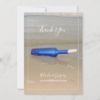 Bottle On Beach Sand Wedding