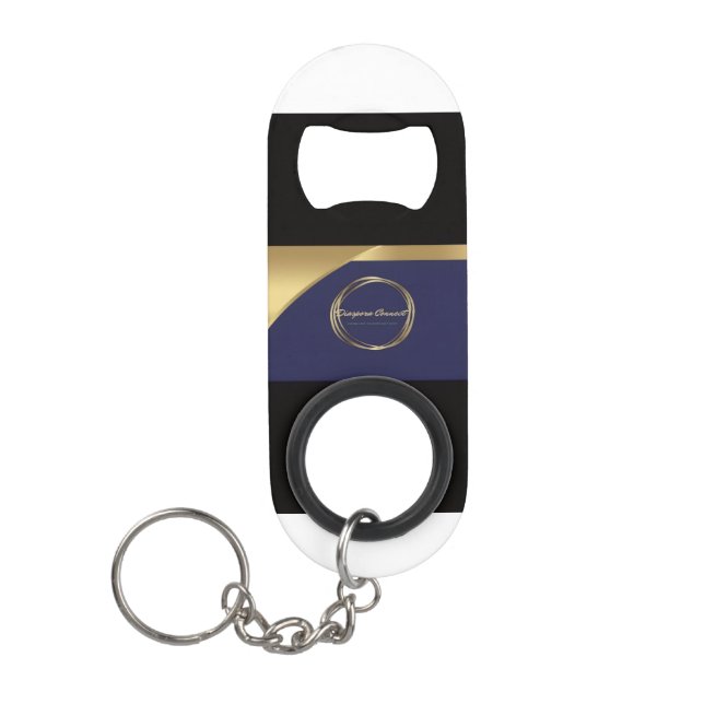 Bottle opener and key chain (Front)