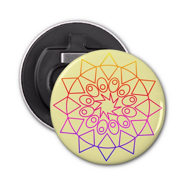Bottle Opener - Delicate Mandala (Front)