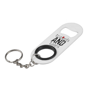 Bottle Opener Keychain for Travels and Tales