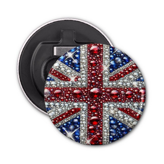 Bottle opener with British Colours Design (Front)