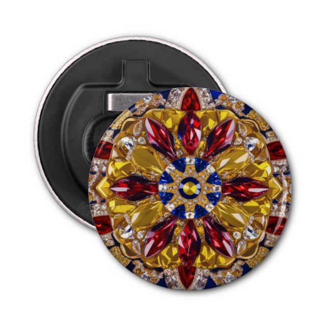 Bottle opener with Colombia Colours Design (Front)