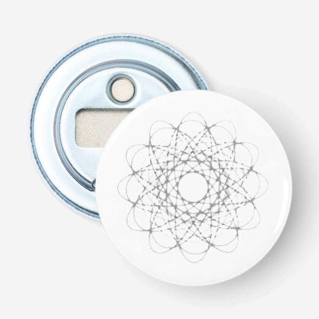 BOTTLE TOP OPENER BUTTON DESIGN STYLE  (Front)