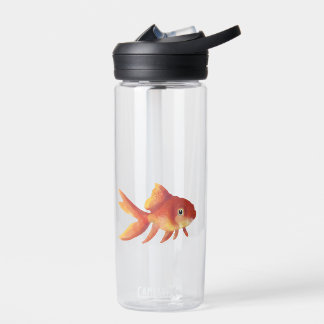 bottle with fish design