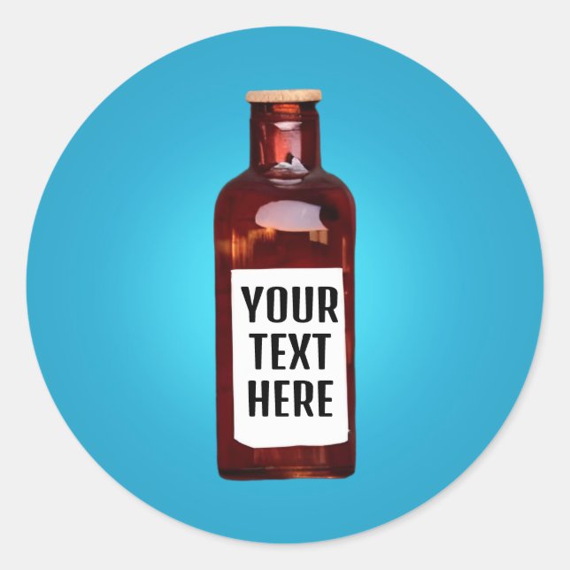 Bottle with label (Front)